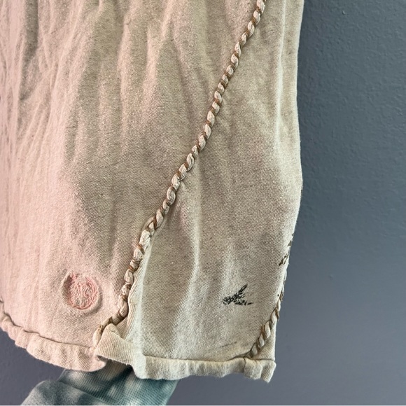 Embroidered Tshirt with Tree and Birds - Picture 3 of 14